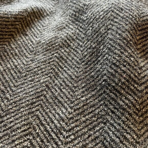 A Giannetti Womens Jacket Merino Wool Small Flower Herringbone Snap Close - Picture 8 of 14